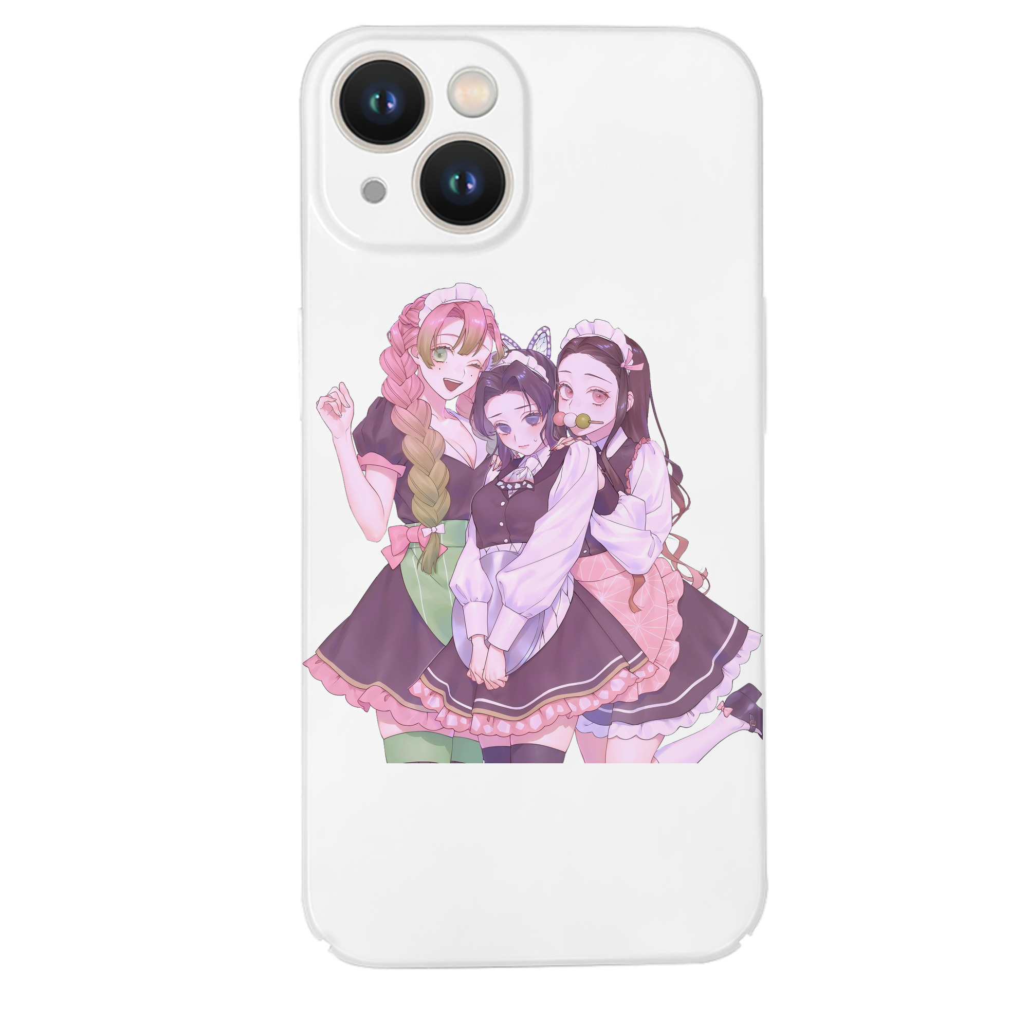 （画像用） 鬼滅の刃（きめつのやいば）蟲柱-胡蝶 しのぶ／こちょう しのぶ Kochou Shinobu 【iPhone 14シリーズ対応】ハードケース